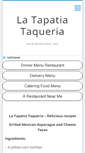 Mobile Screenshot of latapatiataqueria.com